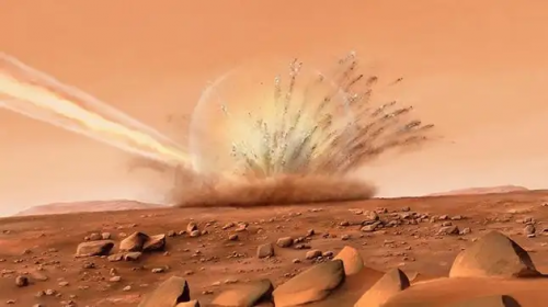 NASA InSight detects meteorite hitting Mars